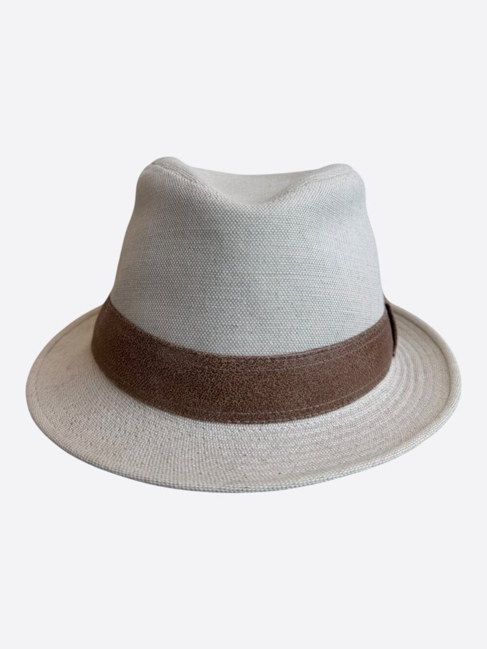 Hermes Beige & Brown Fedora